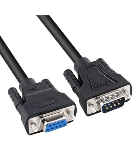 ひー Amazon.com: DTECH 6ft DB9 to DB9 RS232 Serial Cable Male to Male